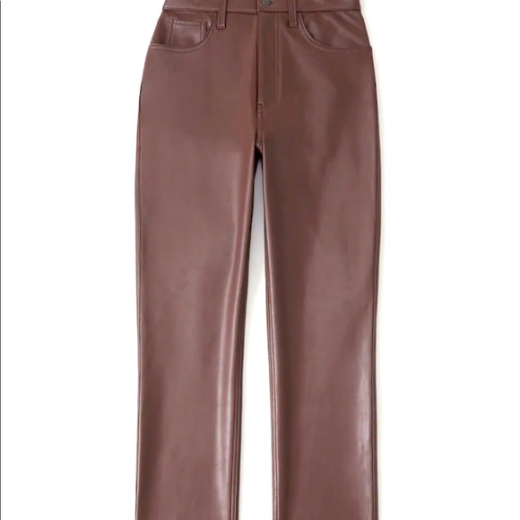 Abercrombie Curve Love Vegan Leather 9s 